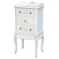 Provence Antique White Tall Bedside