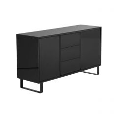 Sideboard Black High Gloss By Premier Home