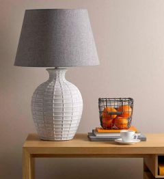 Textured Chalky Table Lamp