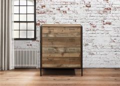 Urban 4 Drawer Rustic Wooden Chest