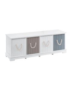Maine Multi Colour 4 Drawer Bench/Chest