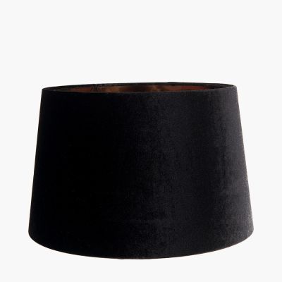 Aida 50cm Black Velvet Tapered Cylinder Shade