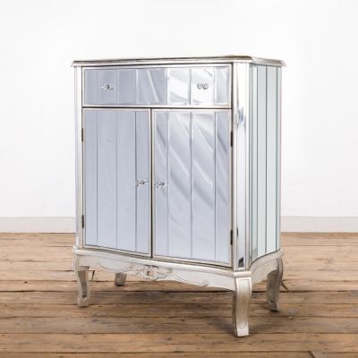 Shabby Silver Cabinet