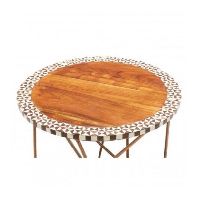 Artisan Round Acacia Side Table