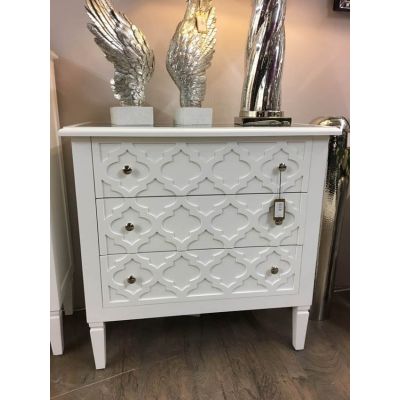 Casablanca White Chest of Drawers