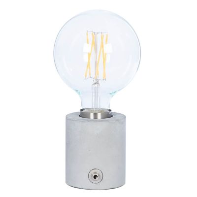 Concrete Bulb Holder Table Lamp