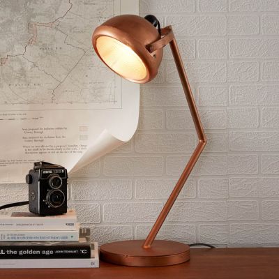 Copper Rustic Large Table Lamp