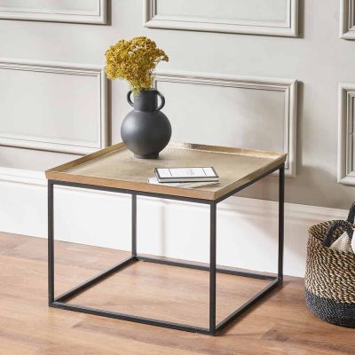 Franklin Gold Cast Metal Coffee Table