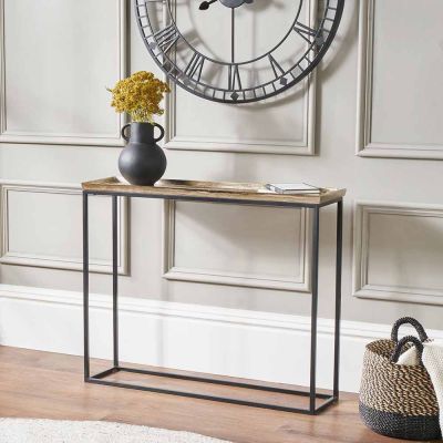 Franklin Gold Cast Metal Console Table