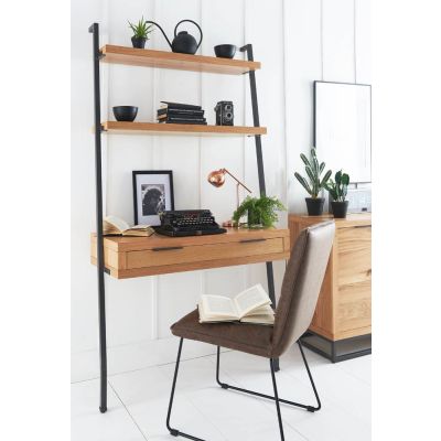 Iestyn Office Desk with Shelves