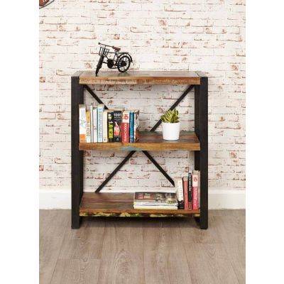 Industrial Reclaimed Urban Low Bookcase