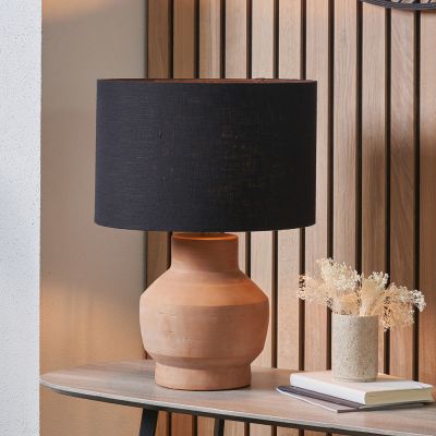 Inna Natural Urn Terracotta Table Lamp - Base Only