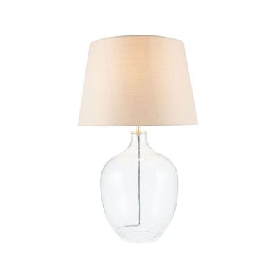 Islay Clear Bubble Glass Table Lamp - Base Only