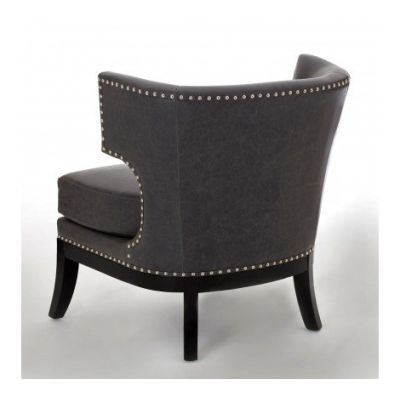 Kent Armchairs Chair - Grey Leather