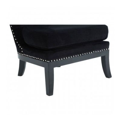 Kent Armchairs Chair - Black Cotton