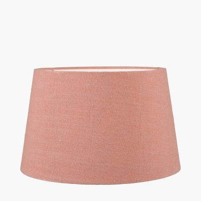 Milos 30cm Apricot Linen Tapered Shade