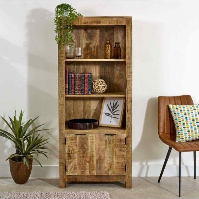 Murray Solid Wood Bookcase With Doors