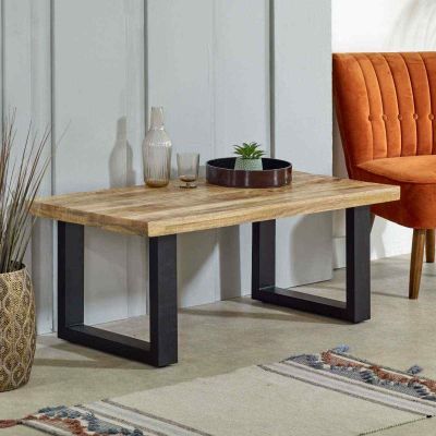 Murray Solid Wood & Metal Coffee Table