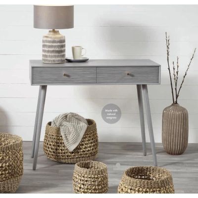 Natural Seagrass Set of 3 Round Baskets