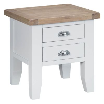 Newholme White Side Table