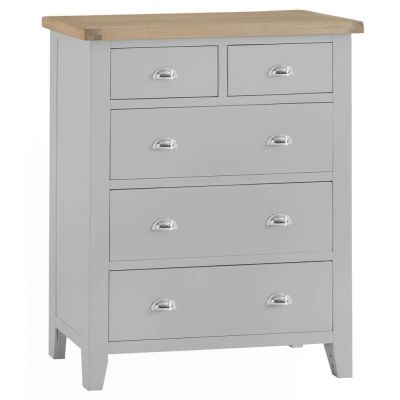 Newsome Grey Oak Large 2 Over 3 Chest