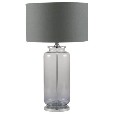 Ombre Glass Table Lamp Grey