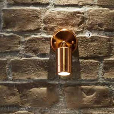 Outdoor Copper Adjustable Directional Spotlight