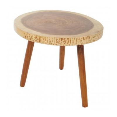 Shakir Sonokeling Wood Top Side Table
