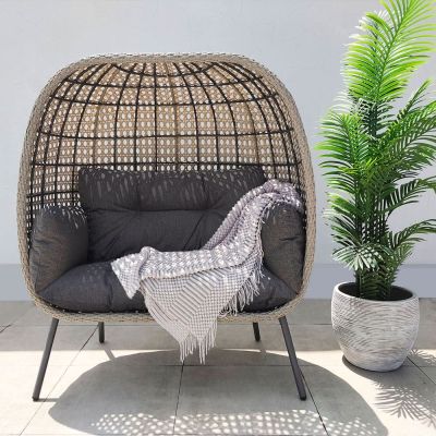 Stone Grey St Kitts Double Nest Chair