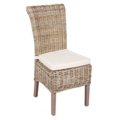 William Wicker Chair Including Cushion - Box of 2
