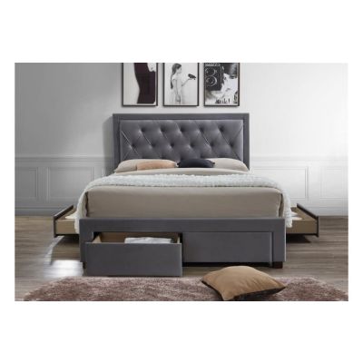 Woodhouse Diamond Tufted Grey or Black Bed Frames