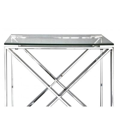 Zena Stainless Steel Side Table