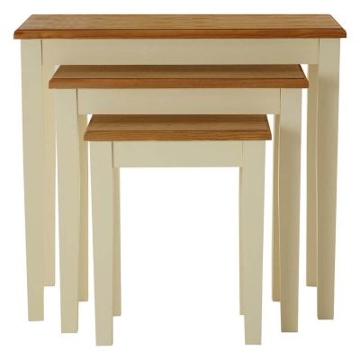Dorset Two Tone  Nest Of 3 Tables