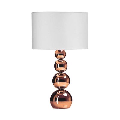 Copper Orbs Touch Table Lamp