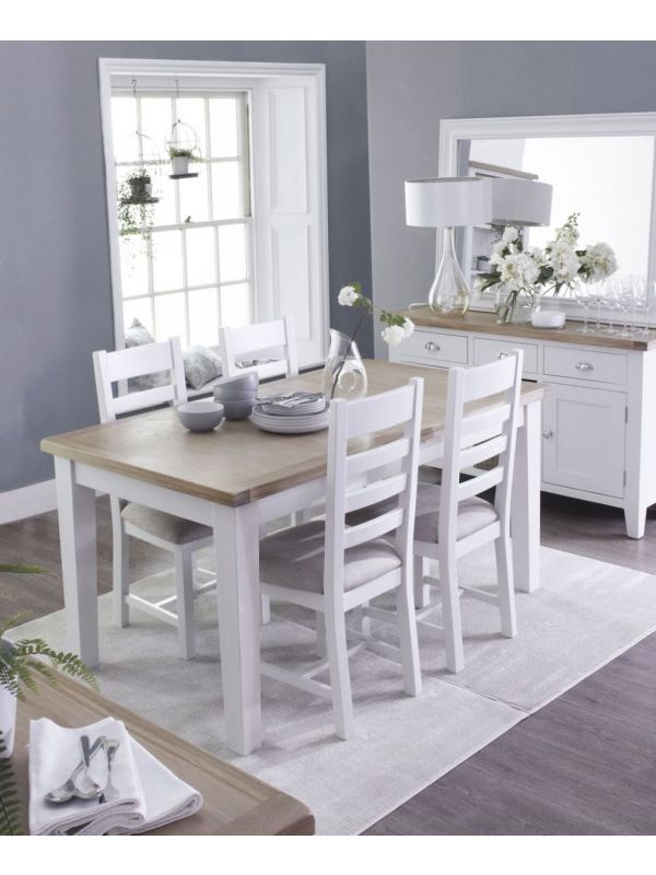 white butterfly table