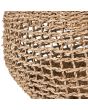 Set of 3 Open Weave Seagrass Round Baskets