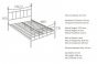 Alicia Black Or Cream Steel Double Bed Frames