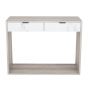 Alivia Grey and Marble Effect Console Table