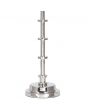Almas Silver Metal Table Lamp - Base Only
