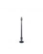 Antique Black Candle Stick Wood Floor Lamp - Base Only