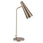 Antique Brass Conical Head Task Table Lamp