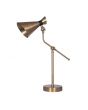 Antique Brass Metal Conical Table Lamp