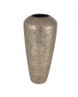 Antique Brass Metal Tapered Vase
