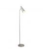 Antique Silver Conical Task Floor Lamp