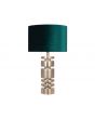Champagne Gold Metal Stacked Cylinder Table Lamp - Base Only