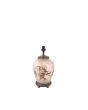 Chinese Bird Small Glass Table Lamp  - Base Only