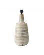 Dambula Grey Wash Wood Textured Tall Neck Table Lamp - Base Only