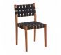 Emily Black Woven Dining Chair