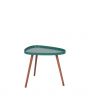 Forest Green and Pine Teardrop Side Table