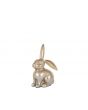 Gold Metal Rabbit Ornament